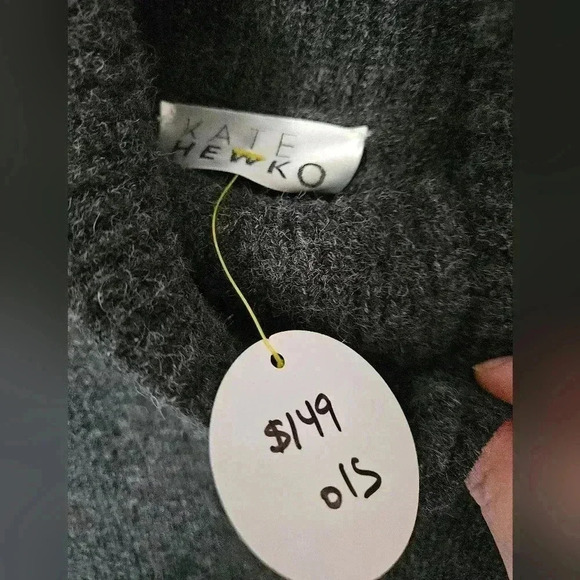 Kate Hewko One Size Turtleneck Knit Sweater Dress - Picture 8 of 10